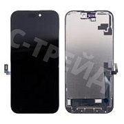 Дисплей для iPhone 16 (A3287) в сборе с тачскрином Черный - (In-Cell) (площадка под IC)