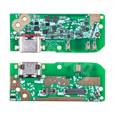 Шлейф для Doogee S100 плата на системный разъем/микрофон - Премиум