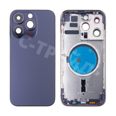 Корпус для iPhone 14 Pro (A2891) (1 Sim) Темно-фиолетовый - Премиум