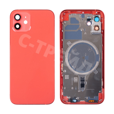 Корпус для iPhone 12 (A2403) (1 Sim) Красный - Премиум