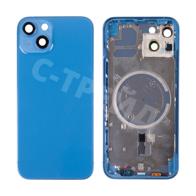 Корпус для iPhone 13 (A2635) (1 Sim) Синий - Премиум
