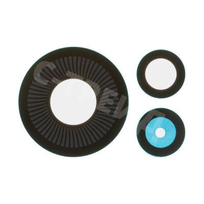 Стекло камеры для Huawei Nova 11 Pro (GOA-LX9) (комплект 3 шт.) Черный