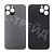 Задняя крышка для iPhone 12 Pro Max (A2411) Серый (стекло, широкий вырез под камеру, логотип)