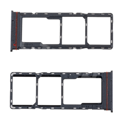 Держатель SIM для Tecno Spark 40 4G (KM5n) Черный