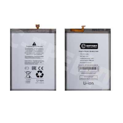 Аккумулятор для Samsung Galaxy A21s (A217F)/A02 (A022G)/A12 (A125G)/A12 Nacho (A127F)/A13 (A135F/A137F)/A04s (A047F) (EB-BA217ABY) - Battery Collection (Премиум)