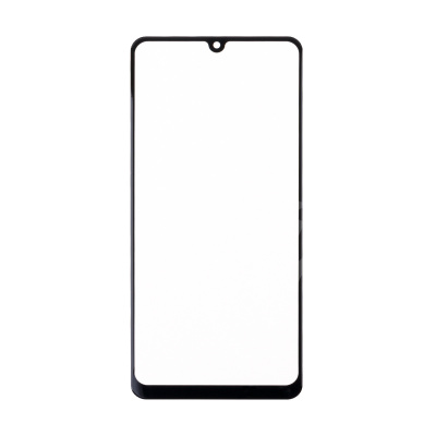 Стекло для переклейки Samsung Galaxy A31 (A315F) с OCA пленкой Черный - OR (Mitsubishi)