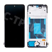 Дисплей для Xiaomi Redmi Note 14 4G (24117RN76O/24117RN76G) модуль с рамкой Черный - (OLED)