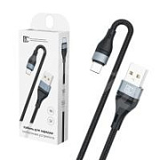 Кабель USB - Type-C BC X57 (5A, оплетка ткань) Черный