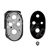 Стекло камеры для Huawei Honor 200 (ELI-AN00) в сборе с рамкой Черный