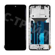 Дисплей для Realme 12 4G (RMX3871) модуль с рамкой Черный - (OLED)