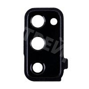 Стекло камеры для Samsung Galaxy S20 FE (G780F) в сборе с рамкой Черный