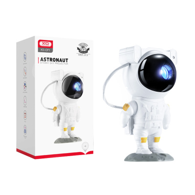 Проектор - ночник XO CF1 "Космонавт" звездное небо Белый