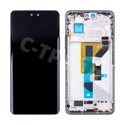 Дисплей для Xiaomi 13 Lite (2210129SG) модуль с рамкой Черный - OR (SP)