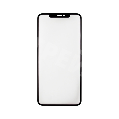 Стекло для переклейки iPhone 11 Pro Max (A2218) с OCA пленкой Черный - OR (Mitsubishi)