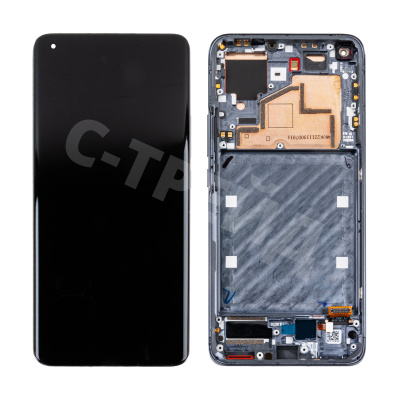 Дисплей для Xiaomi Mi 11 (M2011K2G) модуль с рамкой Черный - OR