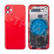 Корпус для iPhone 11 (A2221) (1 Sim) Красный - Премиум
