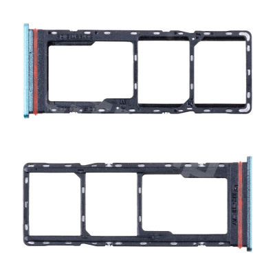 Держатель SIM для Tecno Spark 8C (KG5n) Бирюзовый