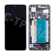 Дисплей для Xiaomi Poco F6 Pro (23113RKC6G) модуль с рамкой Черный - OR (SP)