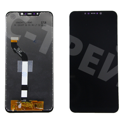 Дисплей для Xiaomi Pocophone F1 (M1805E10A) в сборе с тачскрином Черный - Оптима