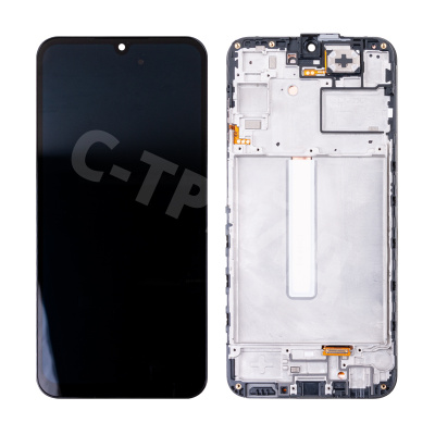 Дисплей для Samsung Galaxy A25 5G (A256E) модуль с рамкой Черный - OR (SP)