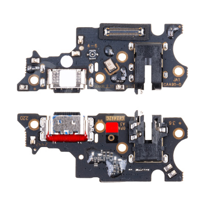 Шлейф для OPPO A3x 4G/A3 4G 2024 (CPH2641/CPH2669 ) плата на системный разъем/разъем гарнитуры/микрофон