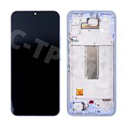 Дисплей для Samsung Galaxy A34 5G (A346B) модуль с рамкой Фиолетовый - OR (SP)