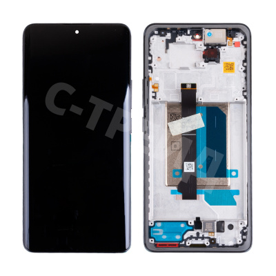 Дисплей для Xiaomi Redmi Note 14 Pro+ 5G (24115RA8EG) модуль с рамкой Черный - OR (SP)