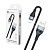 Кабель USB - Type-C BC X57 (5A, оплетка ткань) Черный