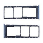 Держатель SIM для Tecno Spark 7 (KF6n) Черный