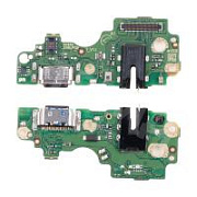 Шлейф для Tecno Spark 30 Pro (KL7) плата на системный разъем/разъем гарнитуры/микрофон - Премиум