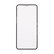 Защитное стекло "Матовое" для iPhone Xr/11 Черный (Закалённое, полное покрытие)