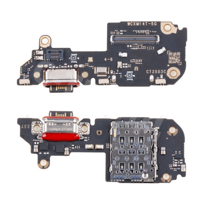 Шлейф для Xiaomi 14T (2406APNFAG) плата системный разъем/разъем SIM/микрофон