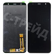Дисплей для Samsung Galaxy J4+ 2018/J6+ 2018 (J415F/J610F) в сборе с тачскрином Черный - Оптима