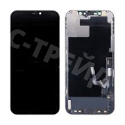 Дисплей для iPhone 12/12 Pro (A2403/A2407) в сборе с тачскрином Черный - (In-Cell) (площадка под IC)