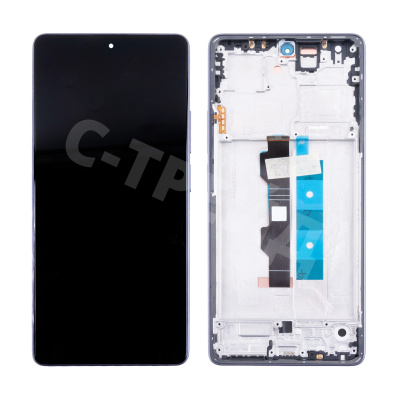 Дисплей для Xiaomi Poco M6 Pro 4G (2312FPCA6G) модуль с рамкой Фиолетовый - OR (SP)