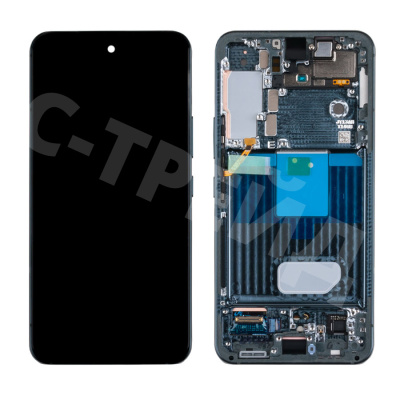 Дисплей для Samsung Galaxy S22 (S901B) модуль с рамкой Зеленый - OR (SP)