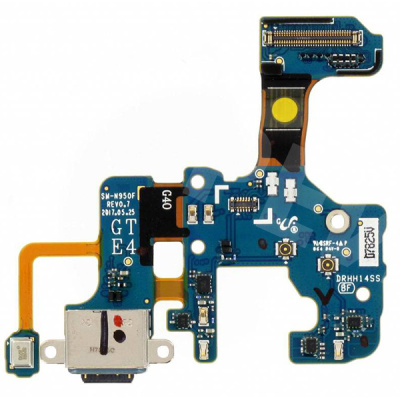 Шлейф для Samsung Galaxy Note 8 (N950F) плата на системный разъем/микрофон