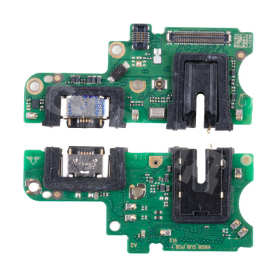 Шлейф для Tecno Camon 30 4G (CL6) плата на системный разъем/разъем гарнитуры/микрофон - Премиум