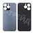 Задняя крышка для iPhone 14 Pro Max (A2895) Черный (стекло, широкий вырез под камеру, логотип)