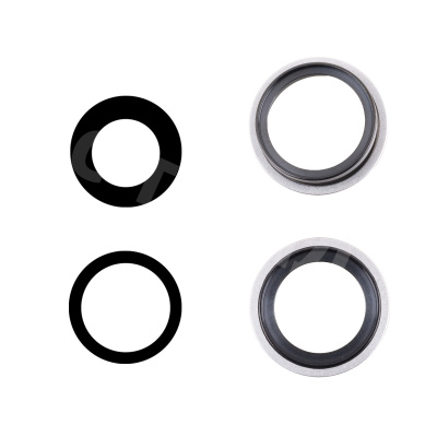 Стекло камеры для iPhone 16/16 Plus (комплект 2 шт.) Белый