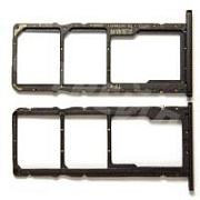 Держатель SIM для Huawei Honor 9A/Y6p/Y5p (MOA-LX9N/MED-LX9N/DRA-LX9) Черный