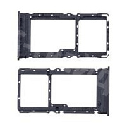 Держатель SIM для Xiaomi Poco M6 4G (2404APC5FG) Черный