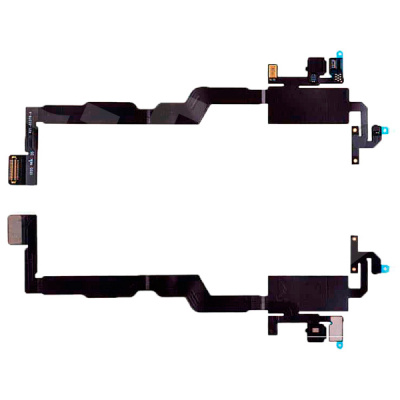 Шлейф для iPhone Xs (A2097/A1920) на сенсор/микрофон/динамик - Премиум