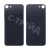 Задняя крышка для iPhone 8 Черный (стекло, монолит, широкий вырез под камеру, логотип) - Премиум