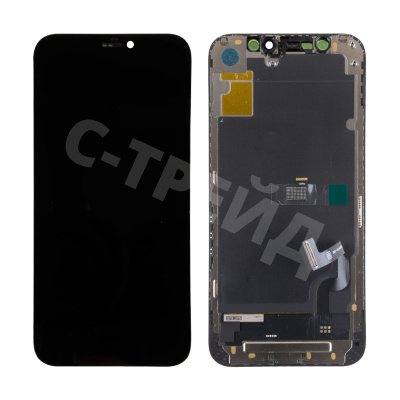 Дисплей для iPhone 12 mini (A2399) в сборе с тачскрином Черный - DD (Hard OLED, HD+) (площадка под IC)