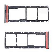 Держатель SIM для Infinix Hot 40i (X6528B) Голубой