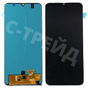 Дисплей для Samsung Galaxy A50/A30 (A505F/A305F) в сборе с тачскрином Черный - (OLED)