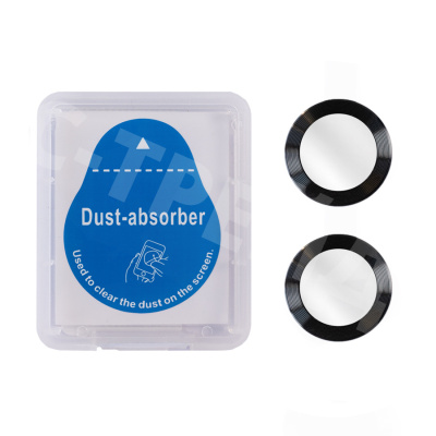 Защитное стекло линзы камеры для iPhone 11 (комплект 2 шт.) Черный