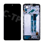 Дисплей для Xiaomi Redmi Note 11 Pro 4G/5G/Poco X4 Pro 5G (2201116TG/2201116SG/2201116PG) модуль с рамкой Черный - OR (SP)