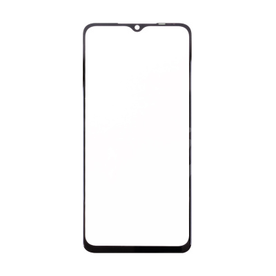 Стекло для переклейки Tecno Spark 10 4G/10C (KI5q/KI5m) с OCA пленкой Черный - OR (Mitsubishi)